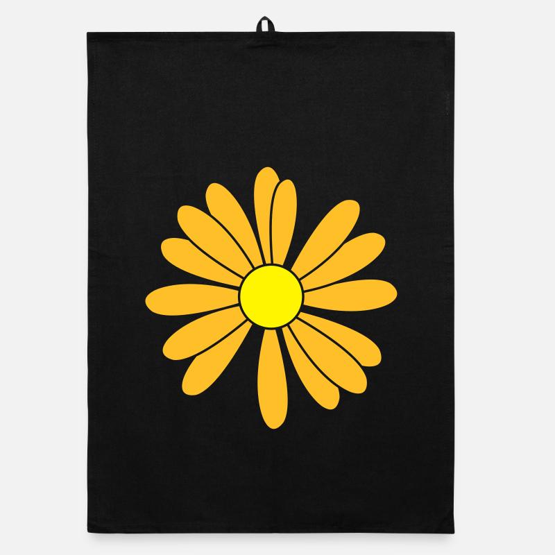 Flowers patch Organic Geschirrtuch