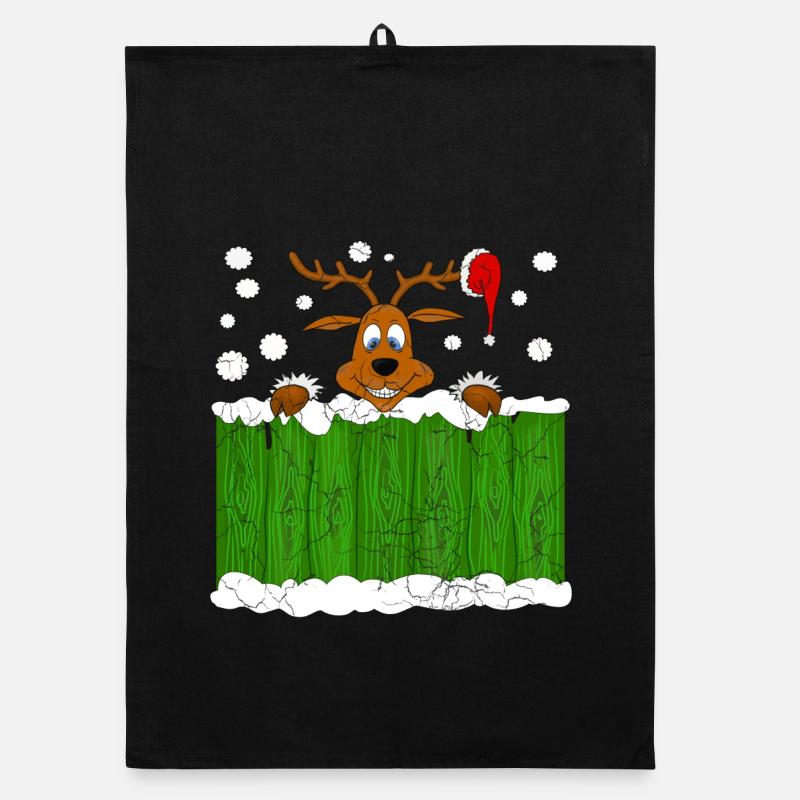 Rennes de Noël Torchon bio