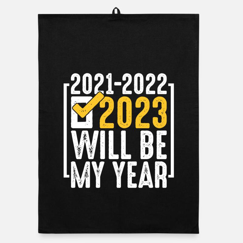 Sera mon année 2023 Chèque de victoire Torchon bio
