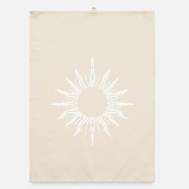 Sun, Midsummer, Summer Organic dish towel