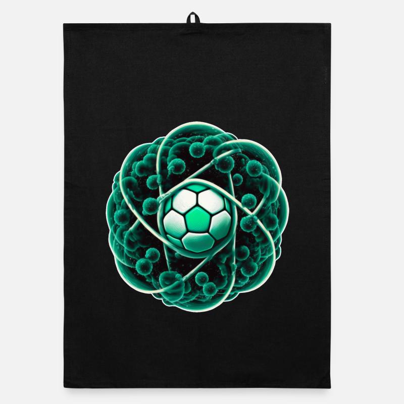 Fußball 02 Organic Geschirrtuch