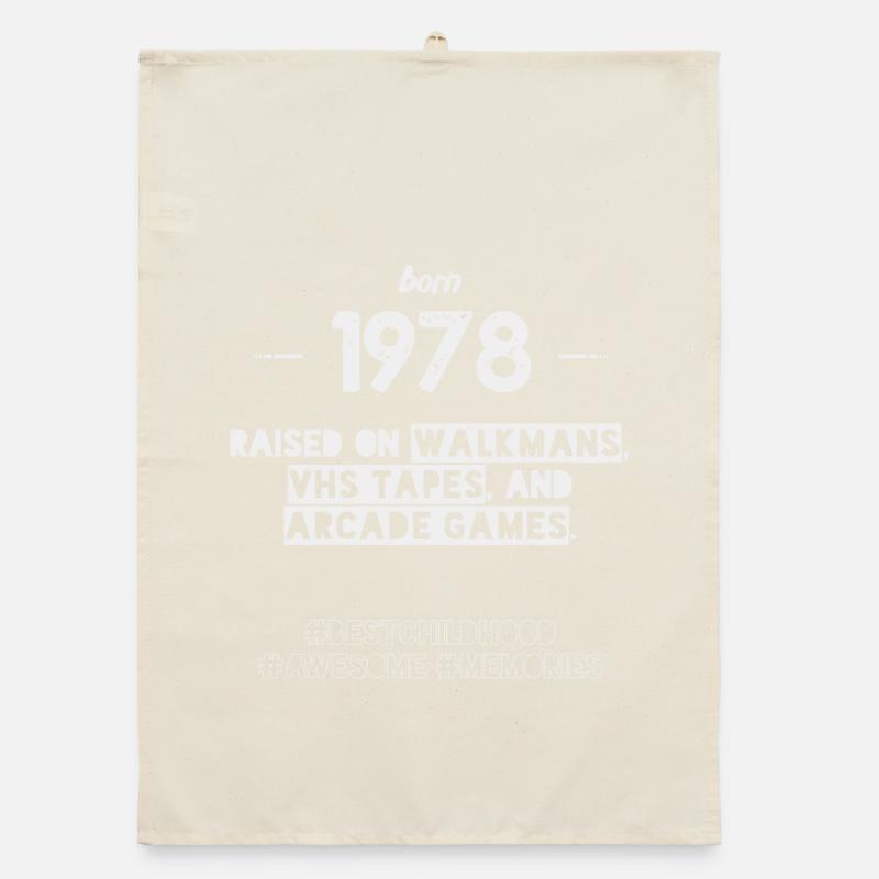 1978 Année de construction - Né en 1978 Torchon bio