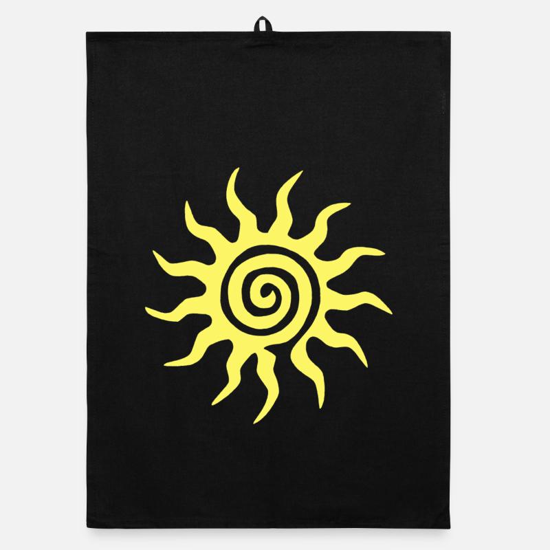 Spiral Sun Organic dish towel