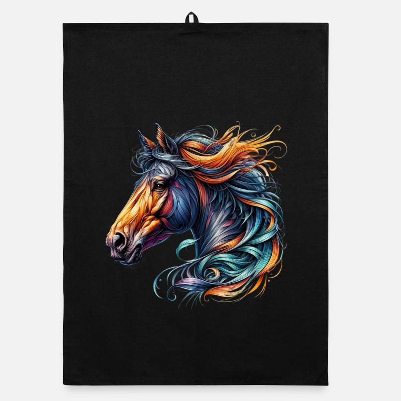 Pferd Organic Geschirrtuch