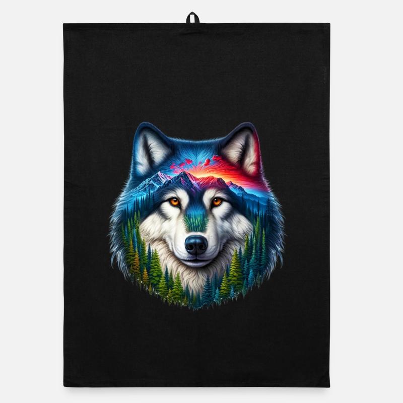 Wolf Organic Geschirrtuch
