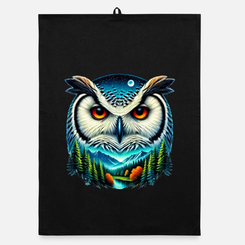 Eule Organic Geschirrtuch