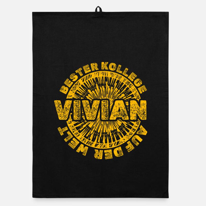 Vivian as work Organic dish towel