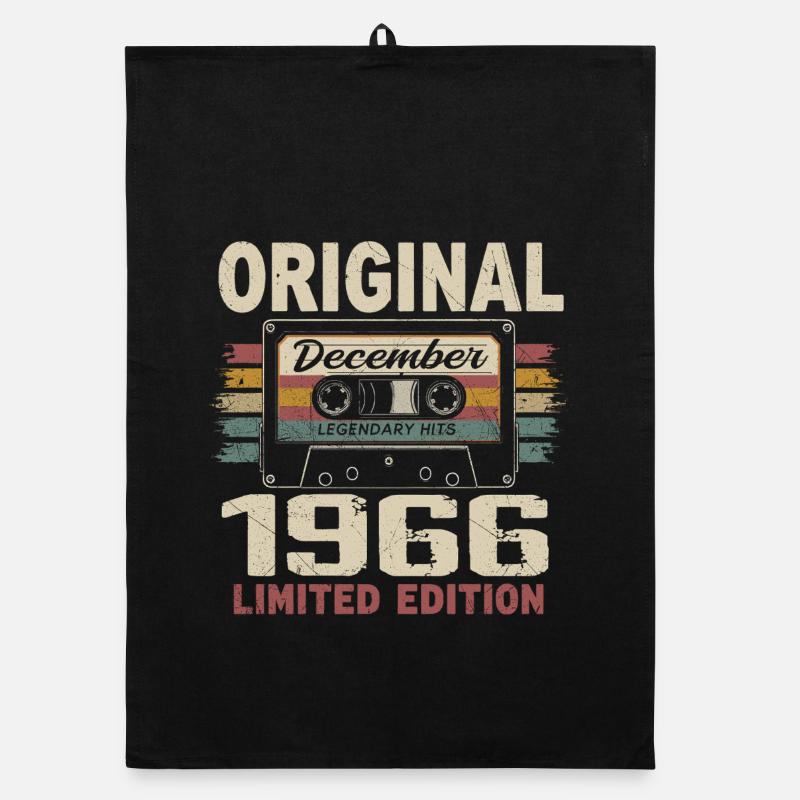 Cadeau D'anniversaire Décembre 1966 Torchon bio