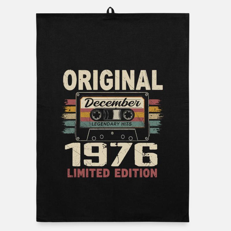 Cadeau D'anniversaire Décembre 1976 Torchon bio