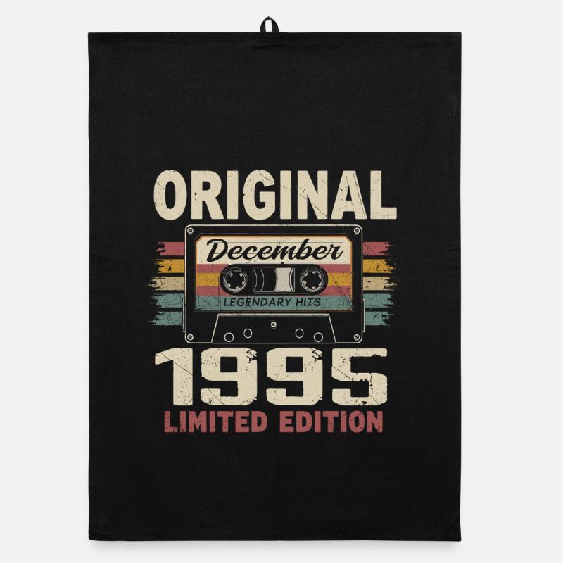 Dezember 1995 Geburtstagsgeschenk Organic Geschirrtuch