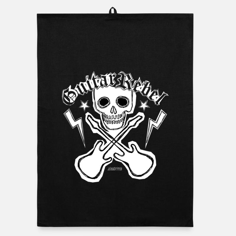 Guitar Rebel - Patchstyle Organic dish towel