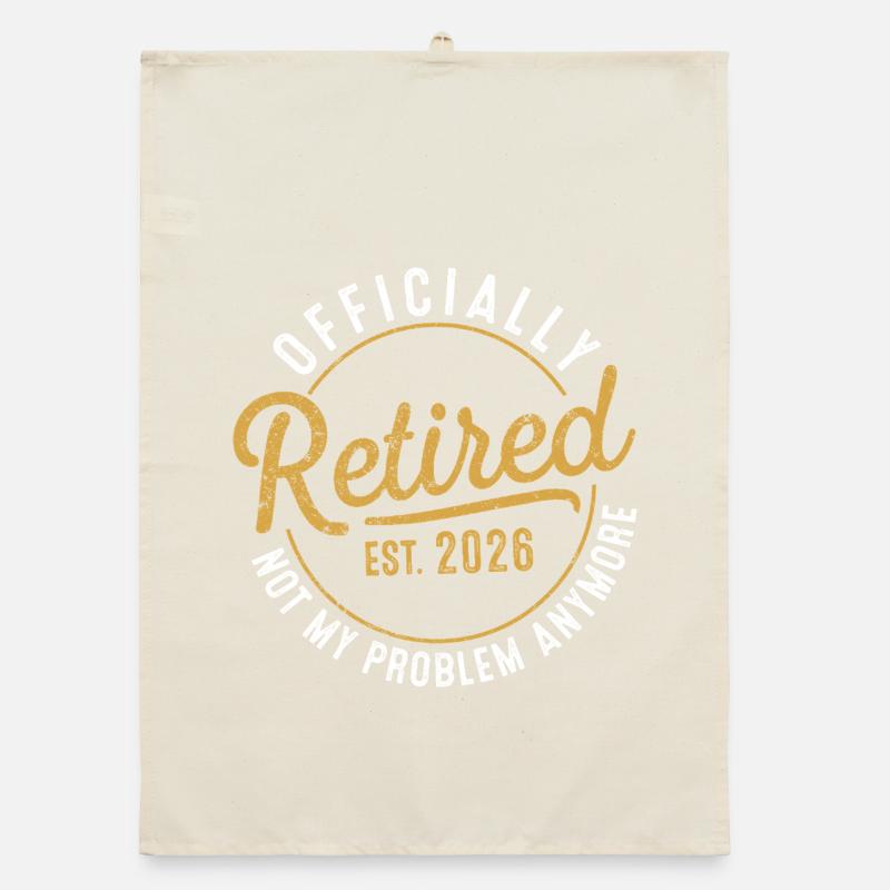C’est drôle : retraité en 2026, ce n’est plus mon problème Torchon bio