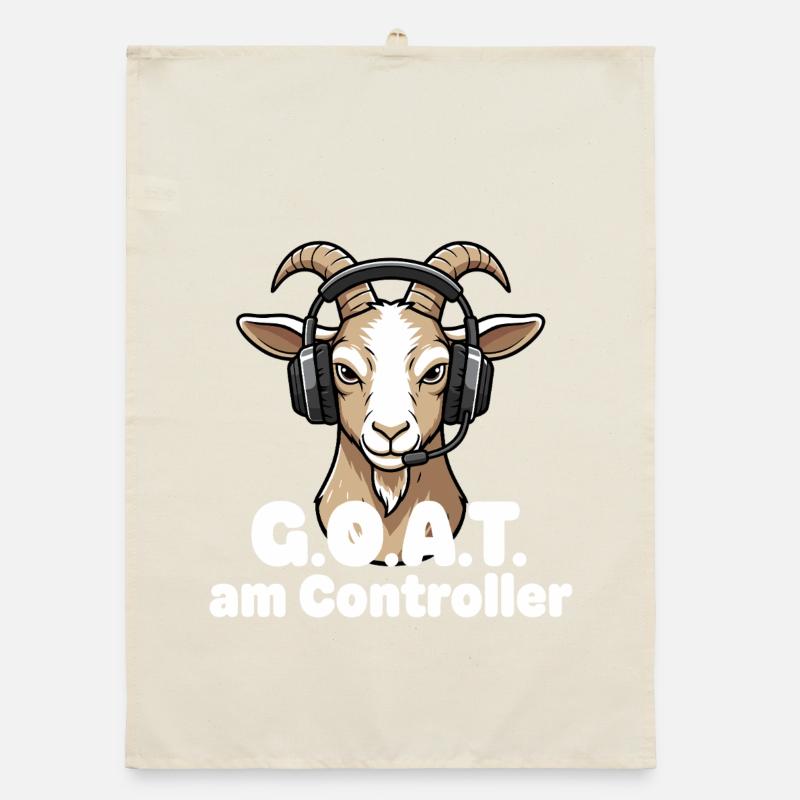 GOAT am Controller Organic Geschirrtuch