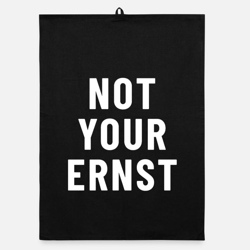 Not Your Ernst Denglisch Organic Geschirrtuch