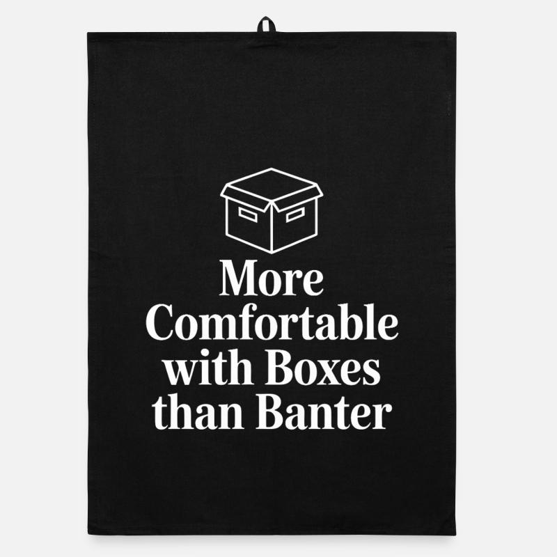 More Comfortable with Boxes Organic dish towel