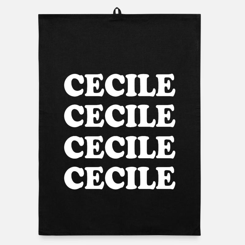 Cecile as a given name Organic dish towel