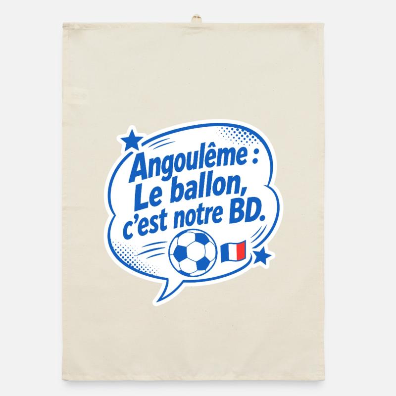 Angoulême BD Foot Organic Geschirrtuch