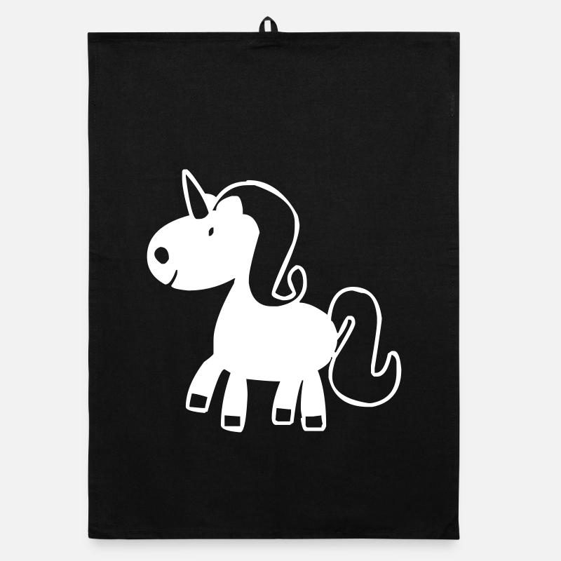 Cheval de licorne pour enfants Torchon bio