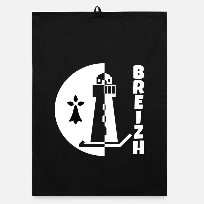Brittany, Breizh, Celtic Organic dish towel