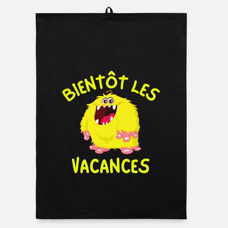 vacances, partir en vacances, besoin de vacances Torchon bio