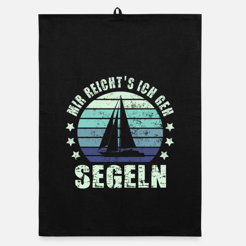 Segeln Segelboot Organic Geschirrtuch