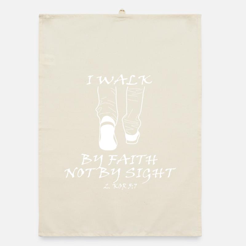 Inspirational sneaker message Organic dish towel