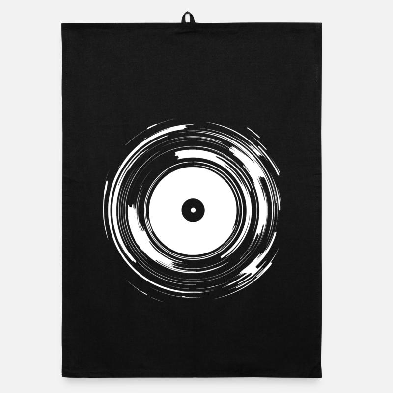 Diskjockey Plattenspieler Organic Geschirrtuch