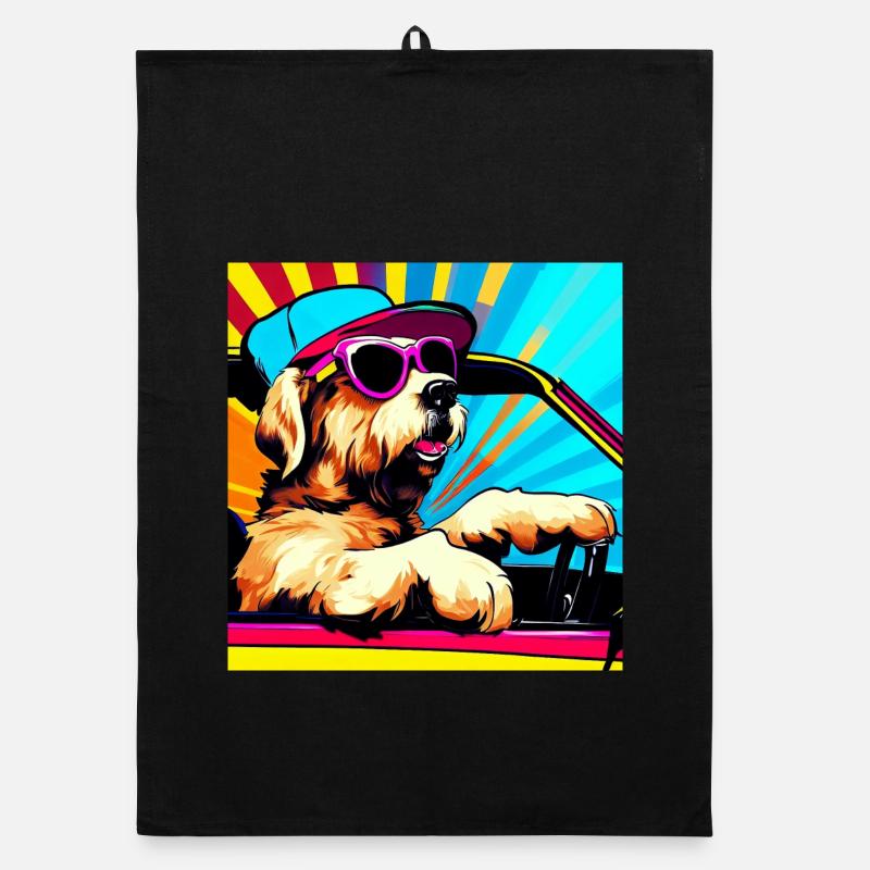 Dog Organic dish towel