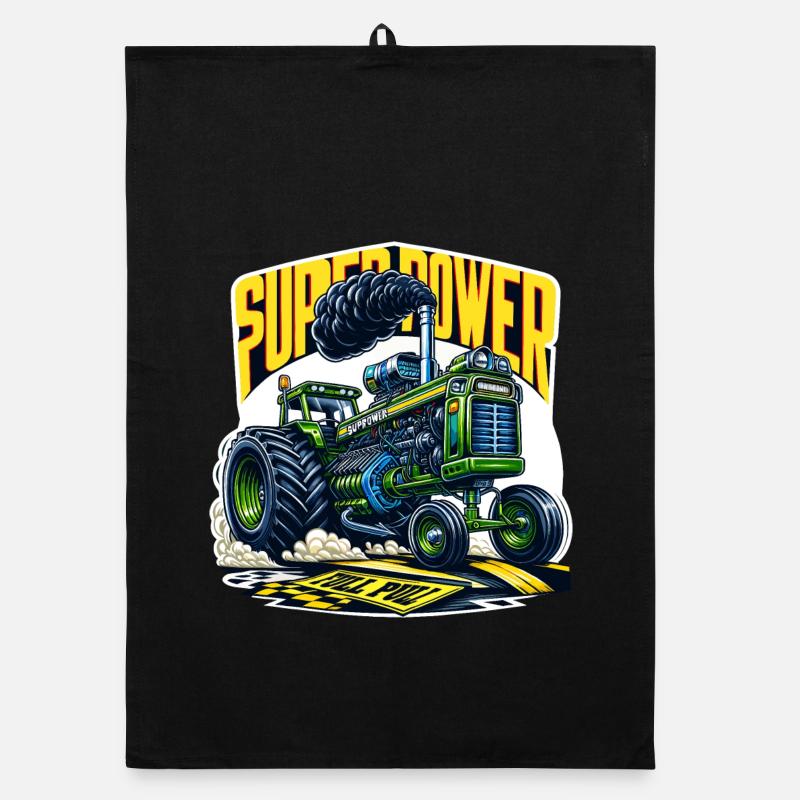 Super Traktor Organic Geschirrtuch