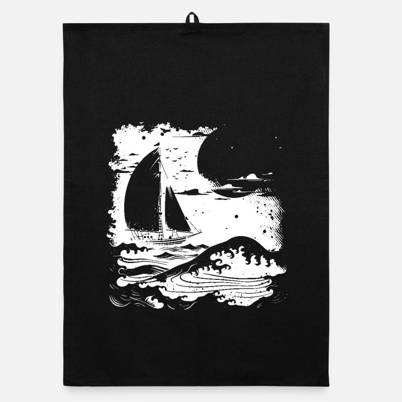 Dessin de voile Torchon bio
