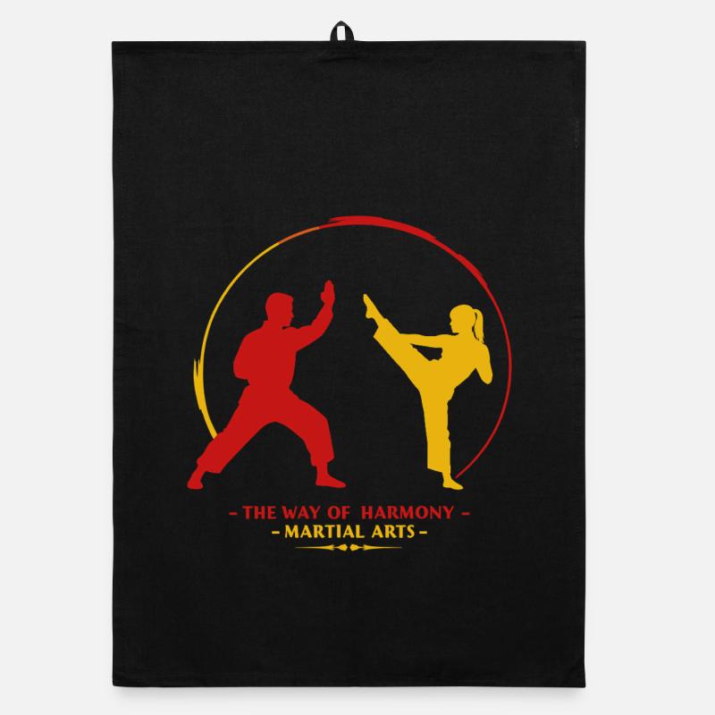 Martial art Organic dish towel