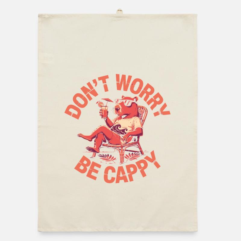 Capybara Cochon d’Inde Capybara Torchon bio