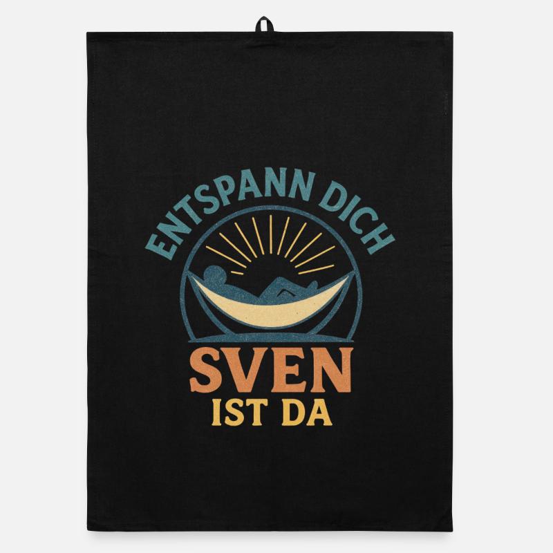 Relax – Sven is here Organic dish towel