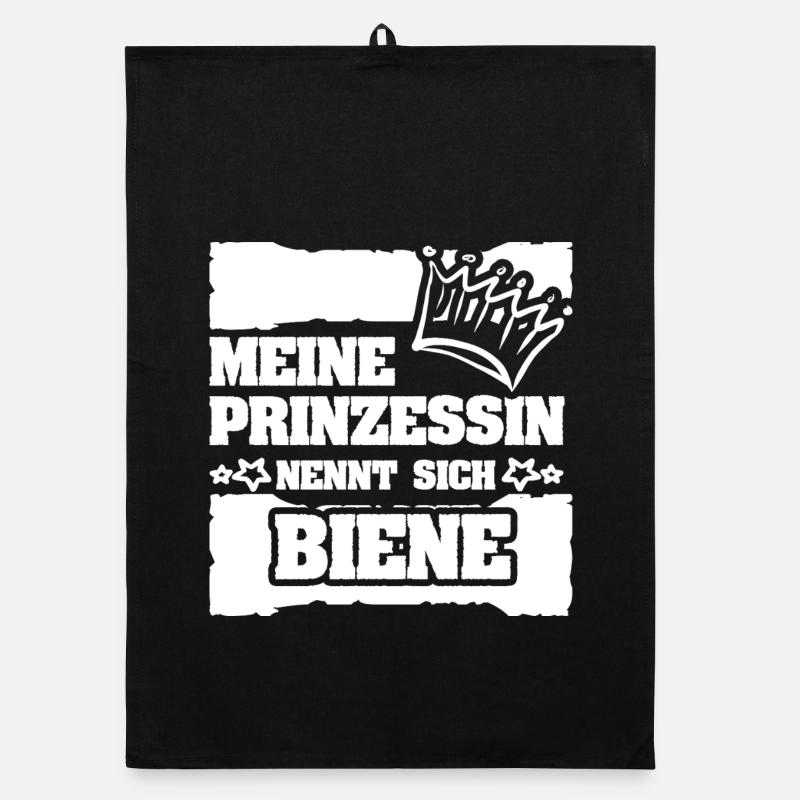 Maedchenname Biene Organic Geschirrtuch
