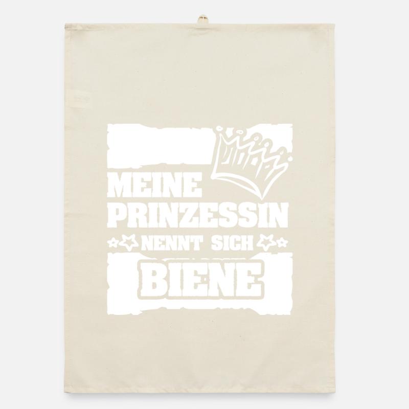 Maedchenname Biene Organic Geschirrtuch