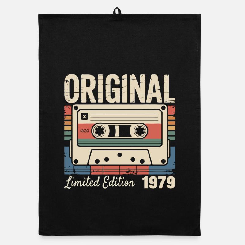 47th Anniversary - Vintage Gift 1979 Organic dish towel