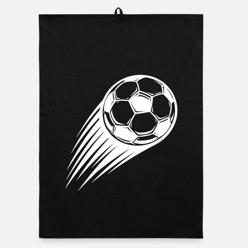 Fussball Ball Symbol Organic Geschirrtuch