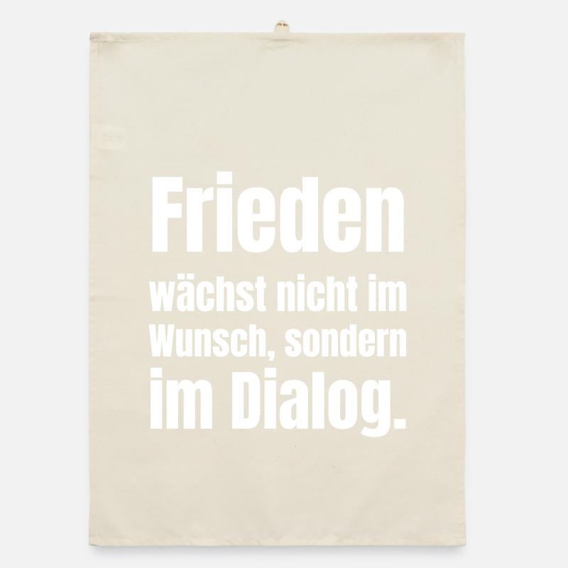 Dialogue pour la conception de citations de paix Torchon bio