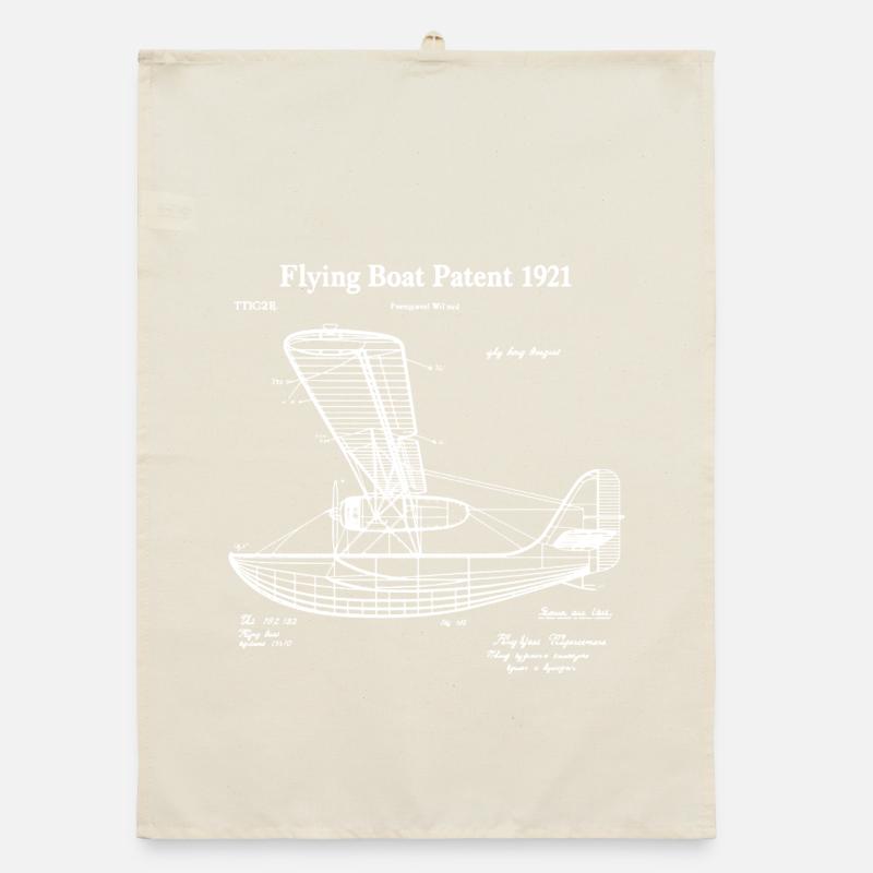 Flugboot-Patent Organic Geschirrtuch