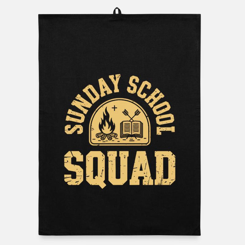 Sunday School Squad Organic dish towel