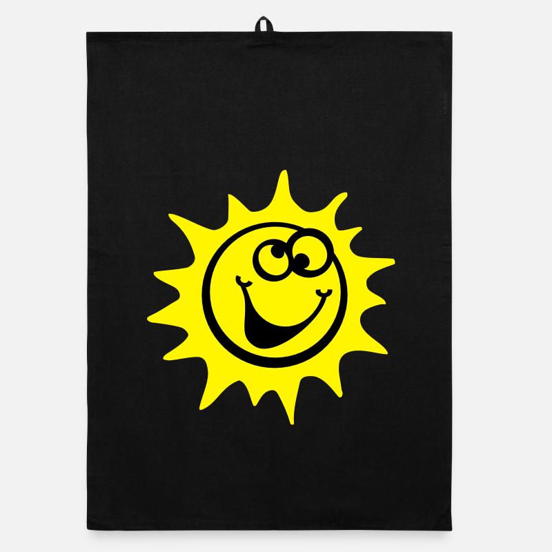 soleil 2c style de bande dessinée Torchon bio