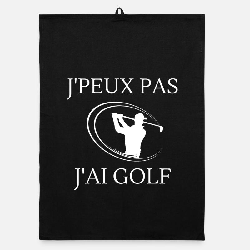 golf, fan de golf, golfeur Torchon bio