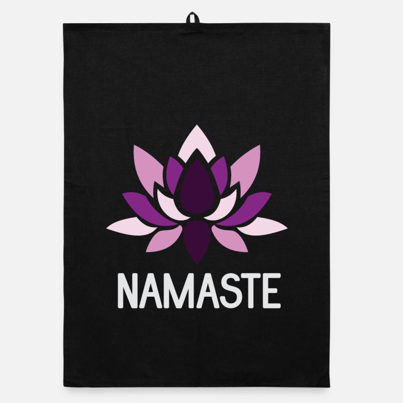 Namaste - Yoga Geschenkidee Organic Geschirrtuch
