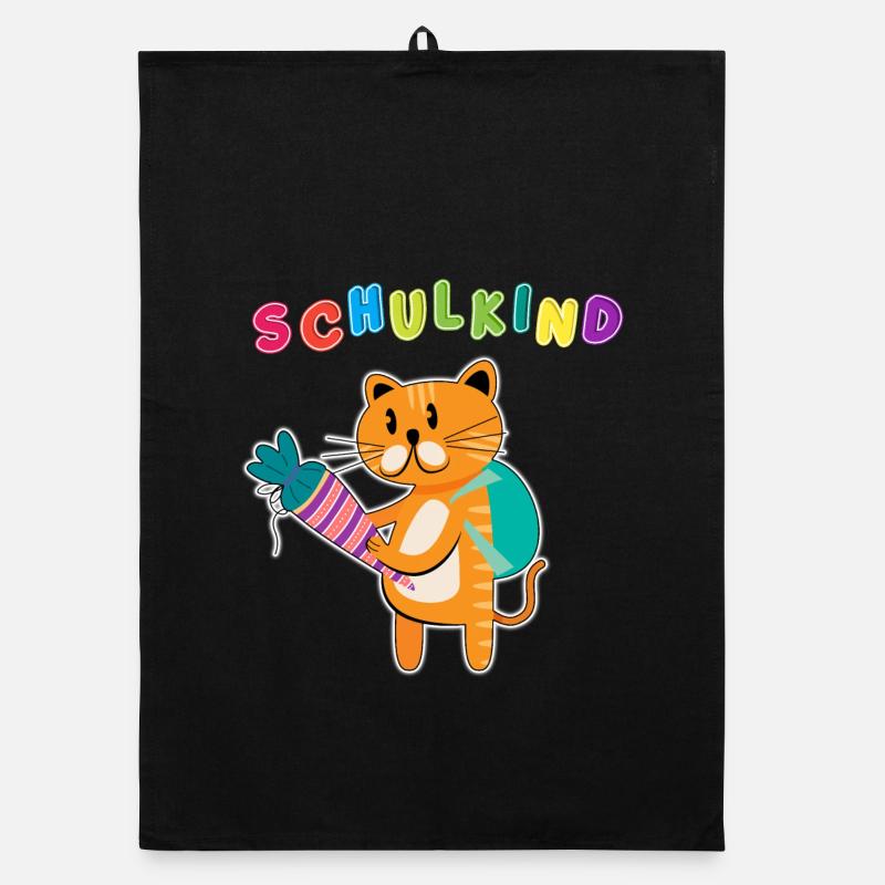 Schulkind Einschulung | Schulanfang ABC-Schütze Organic Geschirrtuch