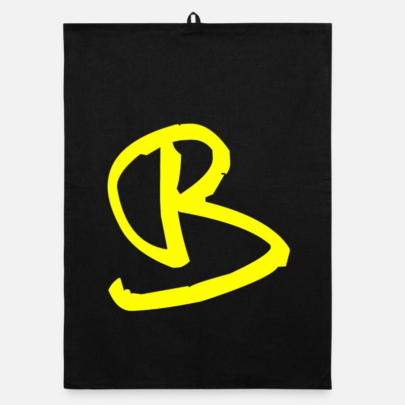 Buchstabe B Organic Geschirrtuch