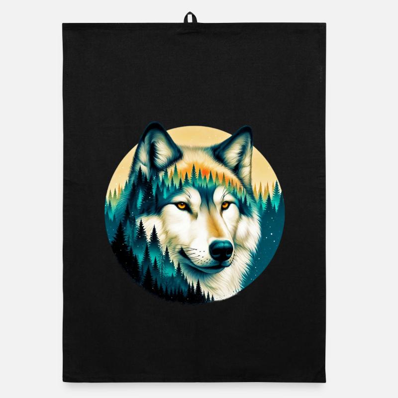 Wolf Organic Geschirrtuch