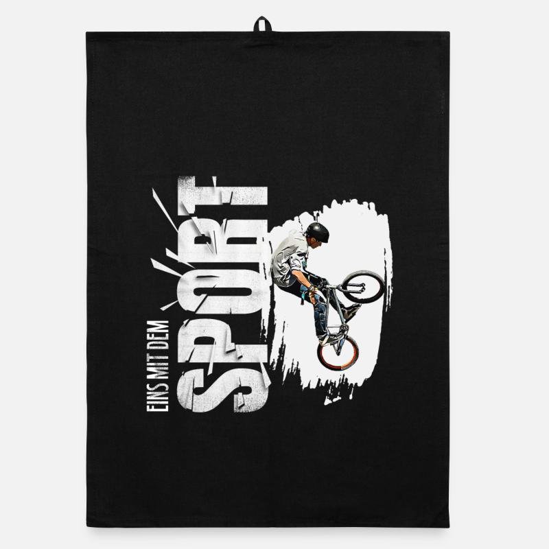 Eins mit dem Sport - BMX Organic Geschirrtuch