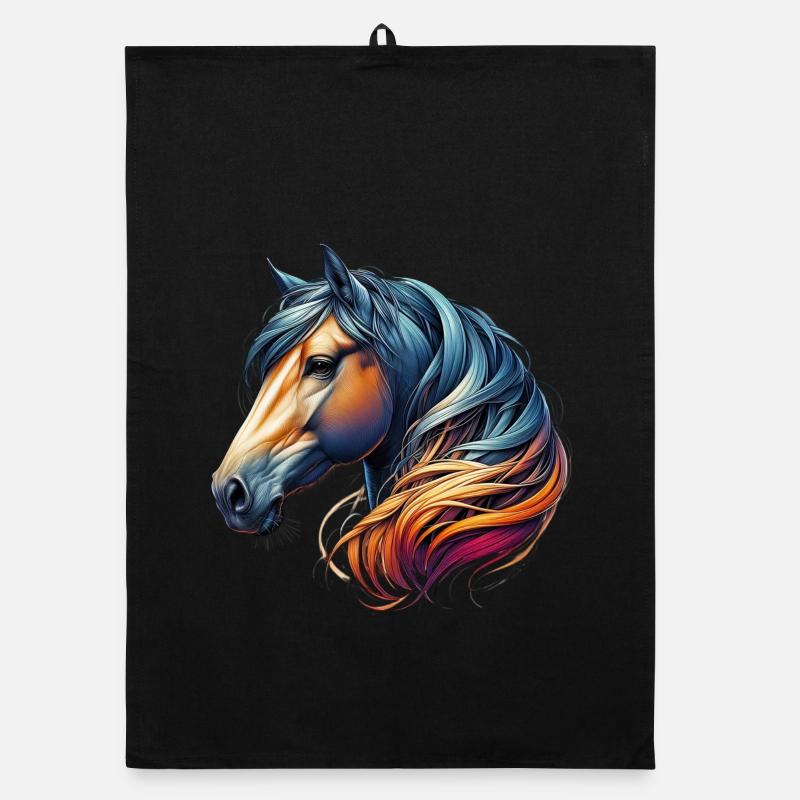 Pferd Organic Geschirrtuch