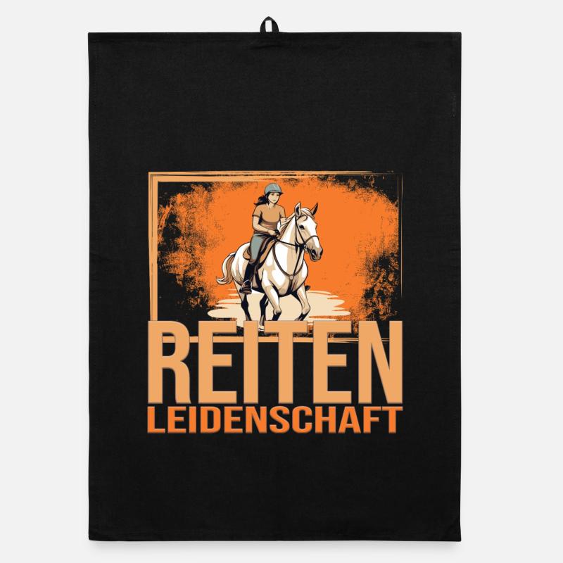 Reiten Leidenschaft Organic Geschirrtuch