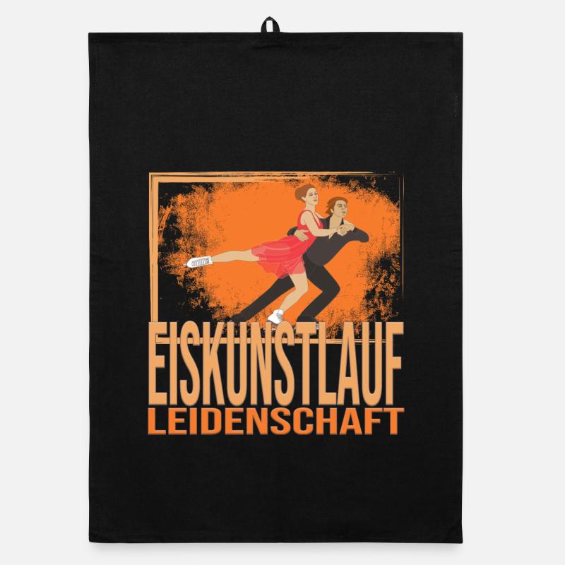 Eiskunstlauf Leidenschaft Organic Geschirrtuch